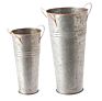 Flower Metal French Bucket Galvanized Garden Flower French Bucket