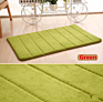 Home Bath Mat Non-Slip Bathroom Carpet Soft Coral Fleece Memory Foam Rug Mat Kitchen Toilet Floor Decor