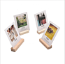 Wooden Base Business Wooden Base Card Holder Postcard Picture Display Stand Photo