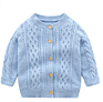 Children Sweater Kid Long Sleeve Ruffle Warm Spring Fall Pullover Tops Outfits Cardigan