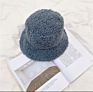 Student Fisherman Hat Lamb Plush Pot Hat Autumn and Warm and Windproof Hat