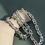 Xuqian Gold Plated Chunky Curb Chains for Women Bracelet Necklace Jewelry Making