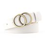 Chinber Fashionable Leopard Snake Zebra Pattern Leather Belt for Women