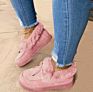 Warm Loafers Women Loafers for Ladies Leather Loafer Shoes Indoors and Outdoors