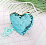 Women Kids Mini Sequins Bag Coin Purse Wallet Glitter Cute