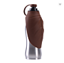 600Ml Stainless Steel Metal Travel Portable Pet Dog Water Bottle, Multifunction Water Bottles for Dog Walking