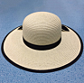 Hat Wide Birm Bowknot Ribbon Beach Travel Straw Hat for Women