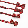 Red Checked Pattern Cotton Infant Bowtie Boys Bow Ties for Children Baby Bow Tie Kids