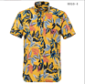 Salessummer Holiday Tropical Shirts Mens Hawaiian Shirts Casual Floral Print Short Sleeve Button down Shirt