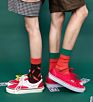 Skateboard Chaussette Homme Fruit Pineapple Cherry Mens Socks European Hip Hop Street Crew Meias Funny Socks