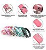 Pet Collar Adjustable Leash Harness Set Eco-Friendly Camo Leather Dog Collar for Small Medium Large Dogs