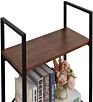 In Stock Rustic 3 Tier Wood Bookshelf with Storage Bookcase Living Room Kitchen