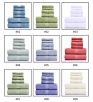 Luxury Decor Super Absorbent Bathroom Towel 100% Pure Cotton Quick Dry Soft Durable 6 Piece Bath Towel Set