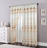 Living Room Ready Made American Style Luxury Hotel Jacquard Valance Curtain Design Home Curtain for Windows