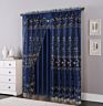 Living Room Ready Made American Style Luxury Hotel Jacquard Valance Curtain Design Home Curtain for Windows
