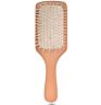 Natural Wooden Paddle Hair Brush Bamboo Bristles Pins Hairbrush for Women, Men and Kids Scalp Massage