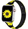 Apple Watch Band by Silicone Fadeless Printing Floral Leopard Watch Band