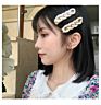 Women Hair Accessories Duck Hairpin Acrylic Acetate Resin Clear Chain Link Hair Clip for Girls