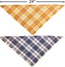 Cotton Plaid Pet Dog Bandana