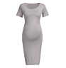 Maternity Dresses Pregnancy Clothes Casual O-Neck Mom Mini Dress Pregnant for Women Vestidos