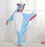 Children Autumn and Cartoon Animal Conjoined Pajama Toilet Version of Children's Home Flannel Pajama