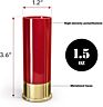 12 Gauge Shot Glass Set of 4 Shots with Pourer Great Gift Drinking Glass Set for Men 12Ga Shot Glasses