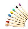 Eco Friendly Bamboo Colourful Toothbrush for Hotel and Home Use Adults and Child Soft Set Baboo Toothbrush