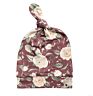 Babies Hat Organic Cotton Printing Newborn Beanie Top Knot Hats for Baby Boy Girl Cap