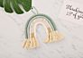 Nordic Hand-Woven Macrame Tapestry Wall Hanging Pendant Kids Room Nursery Color Decoration Home Ornament