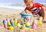 Sand Toys Cute Mold Set Beach Toy Bucket Pail Top Race Ice Cream Beach Toys for Kids