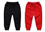 Kids Trousers Cotton Jogger Sweat Pants Solid Cotton Basic Track Girls Boy's Pants