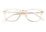 Stylish Dtl003 Hand Made Acetate Clear Transparent Eyebrow Style Optical Frames