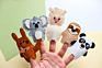 Animals Finger Puppets, Felt Animal Koala Toy Children Puppets