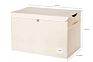 Anqi Lovely Kids Cuty Toy Chest with Fip-Top Lid Storage Trunk for Boys and Girls Room Animal Sewing Pattern Toy Organizer