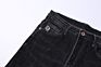 High Waisted Superior Black Color Fitness Slim Men Jeans