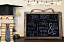 Vintage Chalkboard - Decorative Chalk Board for Rustic Wedding Signs, Wall Decor 3Packs Chalkboard Signs for Tables
