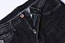 High Waisted Superior Black Color Fitness Slim Men Jeans