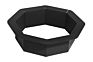 Large round Outdoor Heavy Duty Metal Wood Burning Firepit Fire Ring