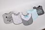 Little Treasure Baby Bib Set Newborn Baby Pcinerlock Bib 100% Cotton