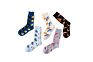 Small Moq Crazy Funny Sea Animal Oyster Vivid Seafood Food Cotton Socks Boys' Novelty Socks