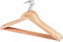 Yikai Style Non Slip Hangers Wooden Wardrobe Strong Coat Hanger