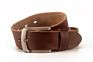 38Mm Washed Vintage Handmade Top Grain Cow Leather Belt Men's Classic Jean Belt