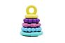 Ealier Baby Toys Silicone Stackable Teething Tower 5Pieces Stackable Teether Toys