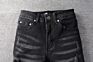 Nsz36 Black Jeans Damaged Pants for Men Elastic Men Designer Jeans