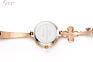 Small Dial Diamond Chain Wristwatch Women Beautiful Stainless Steel Ladies Watch For