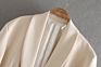 Woman Solid Color Casual Blazer