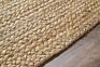 100% Jute Area Rug - Braided Design Hand Woven Carpet