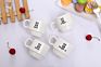 4Pcs in Sets Stacking Cup Mug with Metal Stand