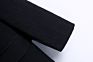 Black Color Notched Collar Double Breasted Women Jacket Vintage Design Ladies Blazers
