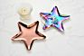 Nordic Style Gold-Plated Stars Plate Creative Plating Western Dish Snack Plate Cake Storage Tray